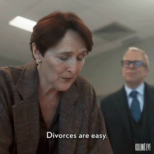 Divorce Are Easy Marriages Are Impossible GIF