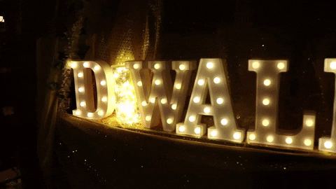 Diwali Letters Sign GIF