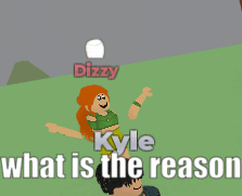 Dizzy And Kyle Standing In Field GIF