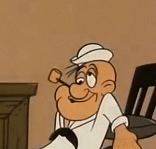 Dizzy Popeye Crazy Eyes GIF