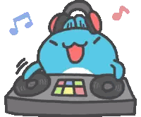 Dj Cat Sticker