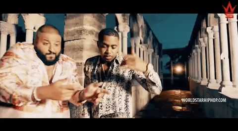 Dj Khaled And Nas Dancing And Rapping GIF
