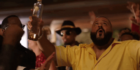 Dj Khaled At Diddy Party GIF