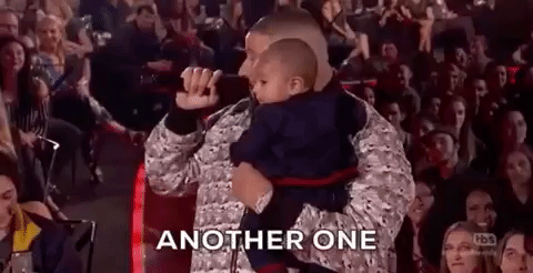 Dj Khaled Carrying Baby In Show Saying Another One GIF