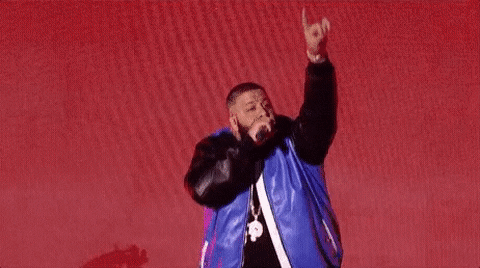 Dj Khaled Dancing And Rapping On Stage GIF