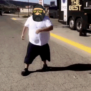 Dj Khaled Dancing Bearded Gangster Meme GIF