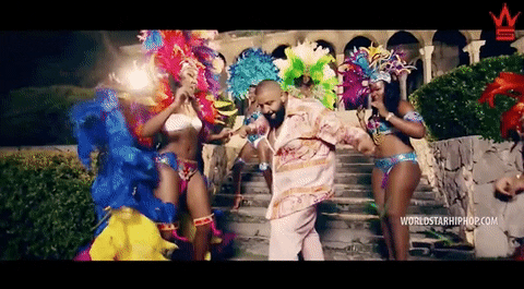 Dj Khaled Dancing Mardi Gras GIF