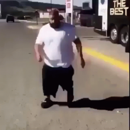 Dj Khaled Dancing Middle Of The Street GIF