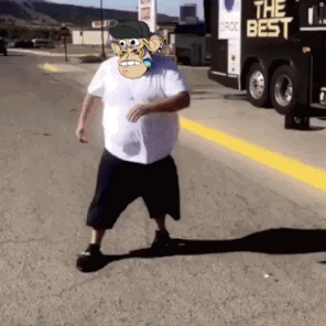 Dj Khaled Dancing Monkey Face Swap GIF