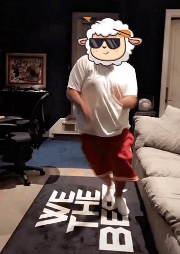 Dj Khaled Dancing Sheep Head Meme GIF