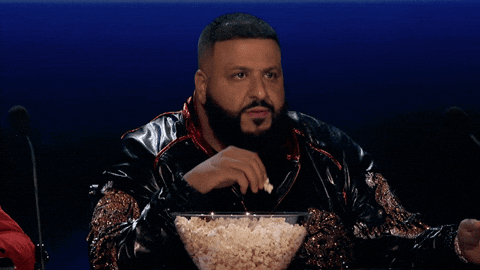 Dj Khaled Eating Popcorn Meme GIF