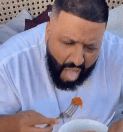 Dj Khaled Hungry Eating GIF