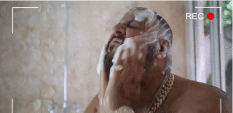 Dj Khaled Washing Face GIF