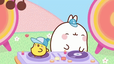 Dj Molang And Piu Piu GIF