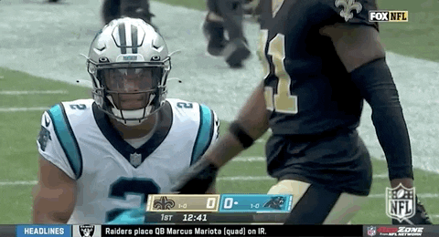 Dj Moore Carolina Panthers Football GIF