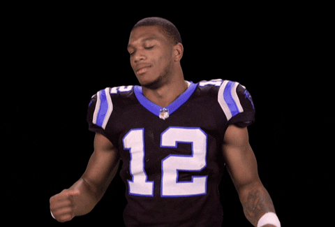 Dj Moore Flexing Muscles GIF