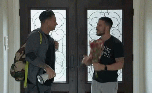 Dj Pauly D Cheek Kiss GIF