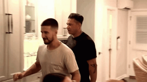 Dj Pauly D Vinny Guadagnino Funny Walks GIF