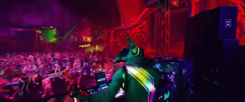 DJ Playing Music at Club