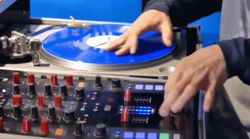 Dj Turntable Scratching GIF