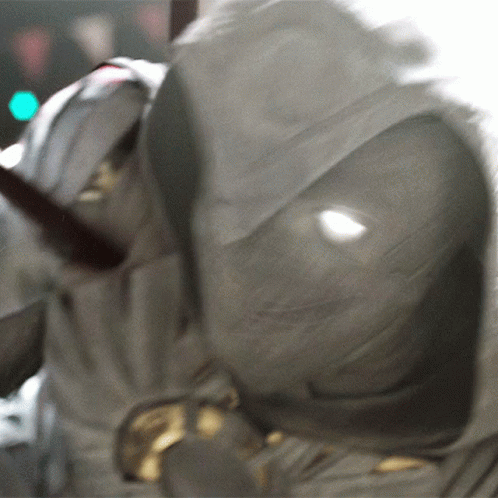 Moon Knight Face Transformation GIF