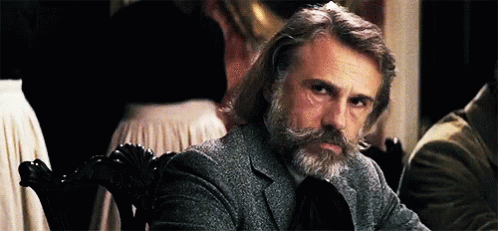 Django Dr King Schultz Wide Smile GIF