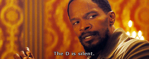 Django Jamie Fox The D Is Silent GIF