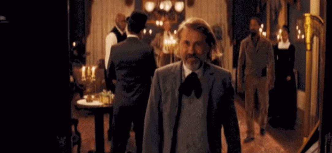 Django Dr. King Schultz Shooting Gun GIF