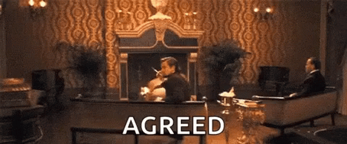 Django Leonardo DiCaprio Agreed GIF