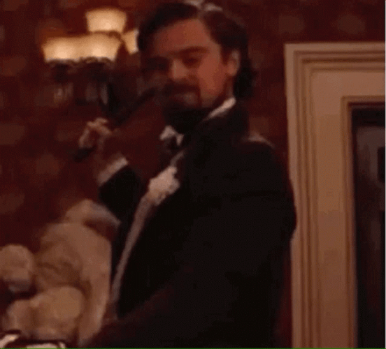 Django Leonardo DiCaprio Sold GIF