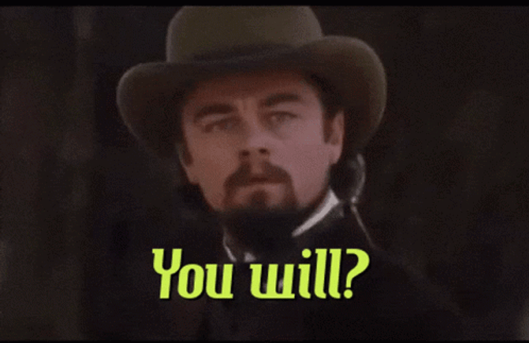 Django Leonardo DiCaprio You Will GIF