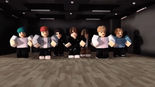 Dna Bts Song Roblox Dance GIF