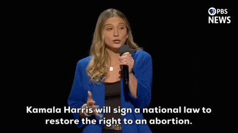 Dnc Hadley Duvall Talking About Kamala Harris GIF