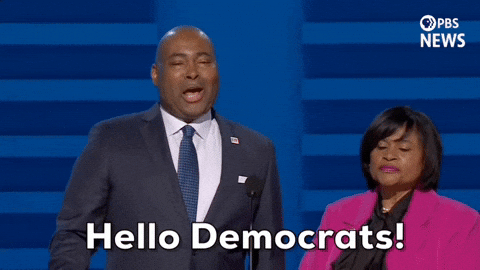 Dnc Jaime Harrison And Minyon Moore GIF
