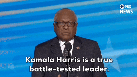 Dnc Jim Clyburn Kamala Harris True Leader GIF