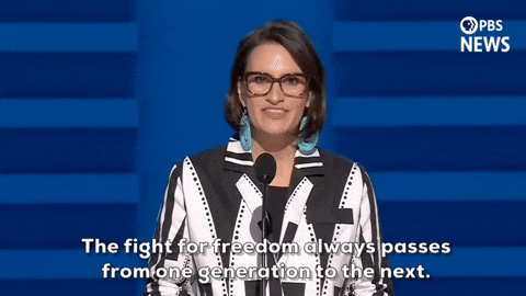 Dnc Peggy Flanagan Fight For Freedom GIF