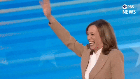 Dnc Vice President Kamala Harris Waving GIF