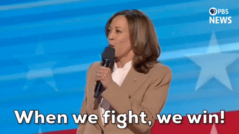 Dnc Vice President Kamala Harris We Win GIF