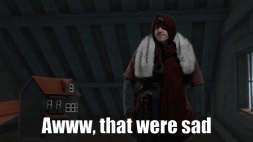 Dnd Aww That Were Sad GIF