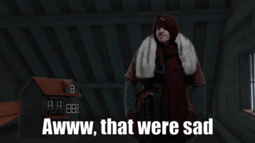 DND Aww That Were Sad GIF