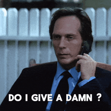 Do I Give A Damn Phone Gif GIF