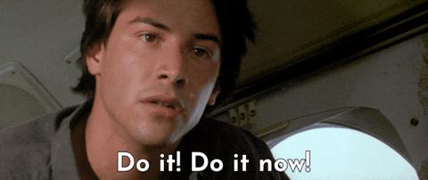 Do It Do It Keanu Reeves GIF