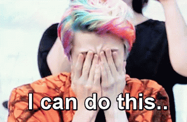 Do It I Con Do This Colorful Hair Guy GIF