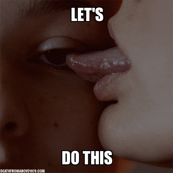 Do It Let's Do This Tongue Lick Eye GIF