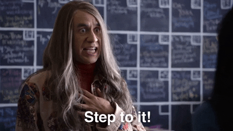 Do It Now Step To It GIF