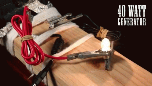 Do It Yourself 40 Watt Generator GIF