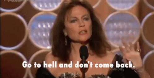 Do Not Come Back By Jacqueline Bisset GIF