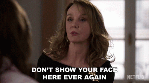 Do Not Come Here And Don't Show Your Face Sylvie Grateau GIF