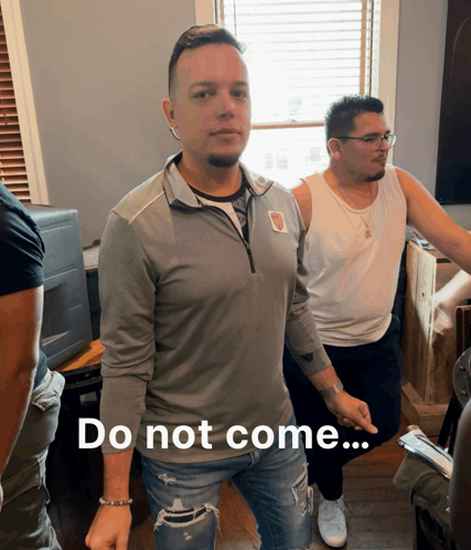 Do Not Come In Here Aaron Disagree GIF
