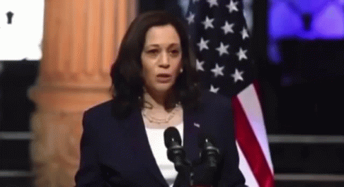 Do Not Come Kamala Harris Shaking Head GIF